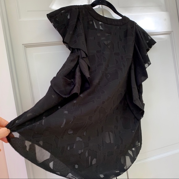 Iro Black Lace-Up Gilka Blouse - Picture 14 of 15